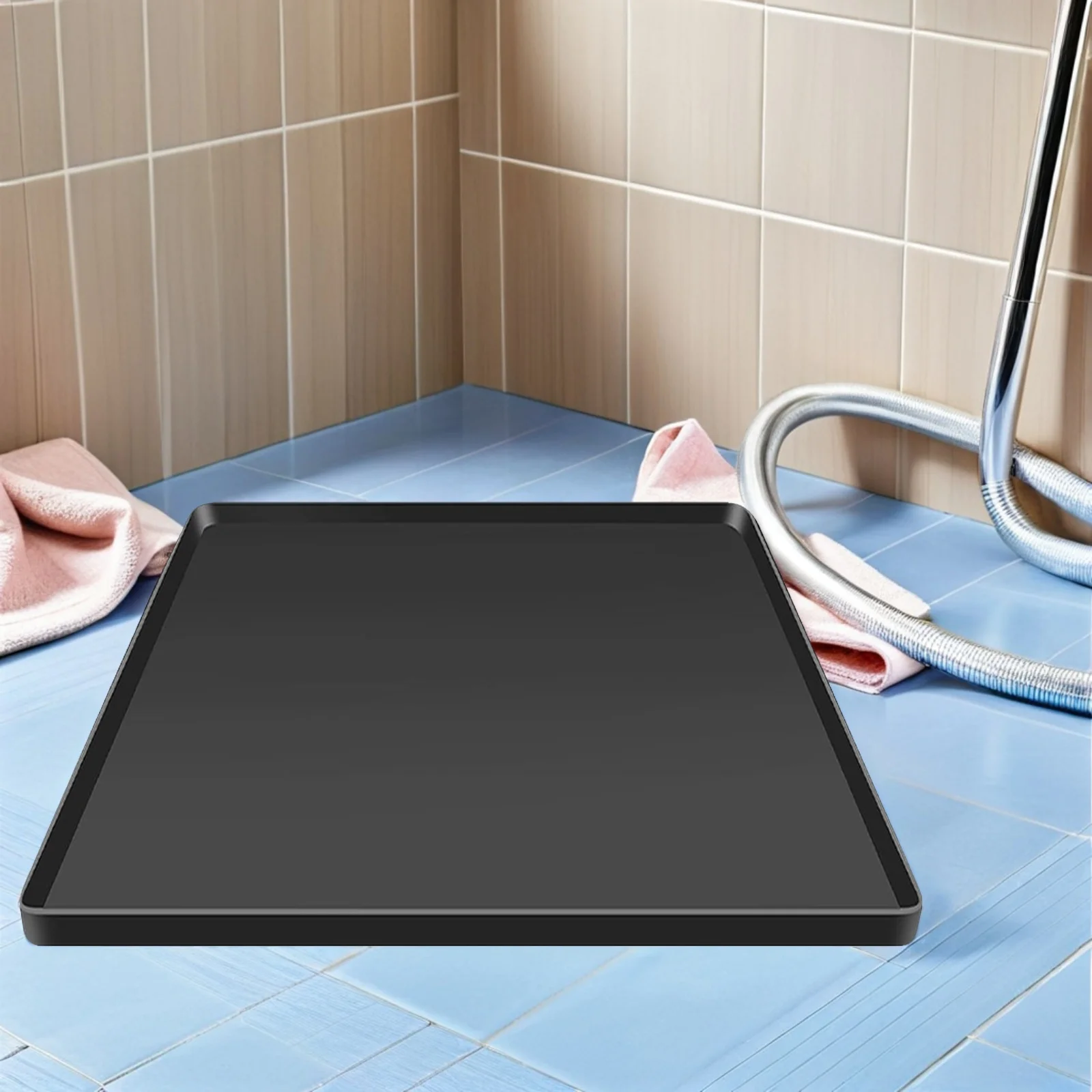 

Silicone Pad Mats Fridge Reliable Fridge Drip Pan Drip Tray Washing Machine Mat Leak Proof Raised Edge Refrigerator Accessories