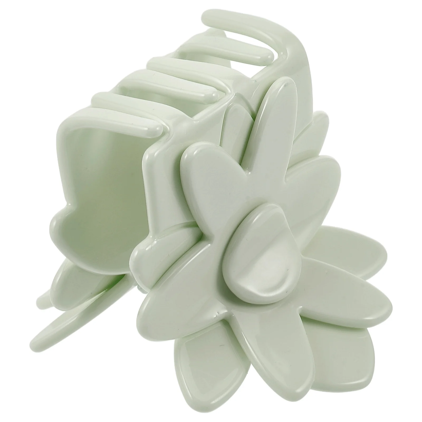

Frosted Flower Claw Clips Light Green Hair Accessories Versatile Use Secure Hold Updo Hairstyles Party Wedding Everyday Retro
