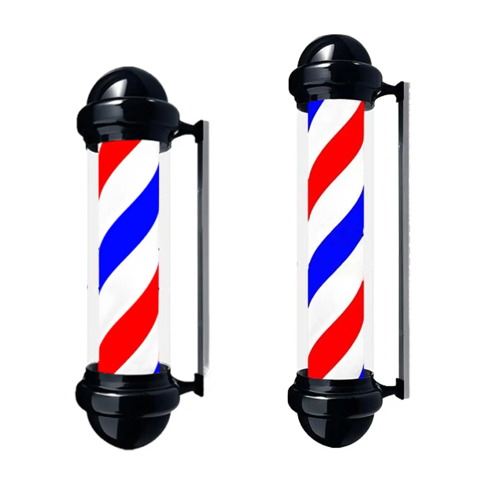 

Barber Pole Light Classic Hairdressing Salon Rainproof Durability Wall Mount