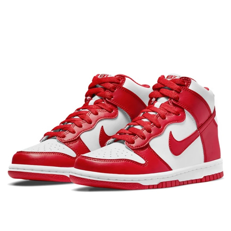 Tênis Nike-Sb Dunk High Retro Skate para homens e mulheres, tênis de corrida casual, tênis de esportes ao ar livre, tênis panda preto e branco