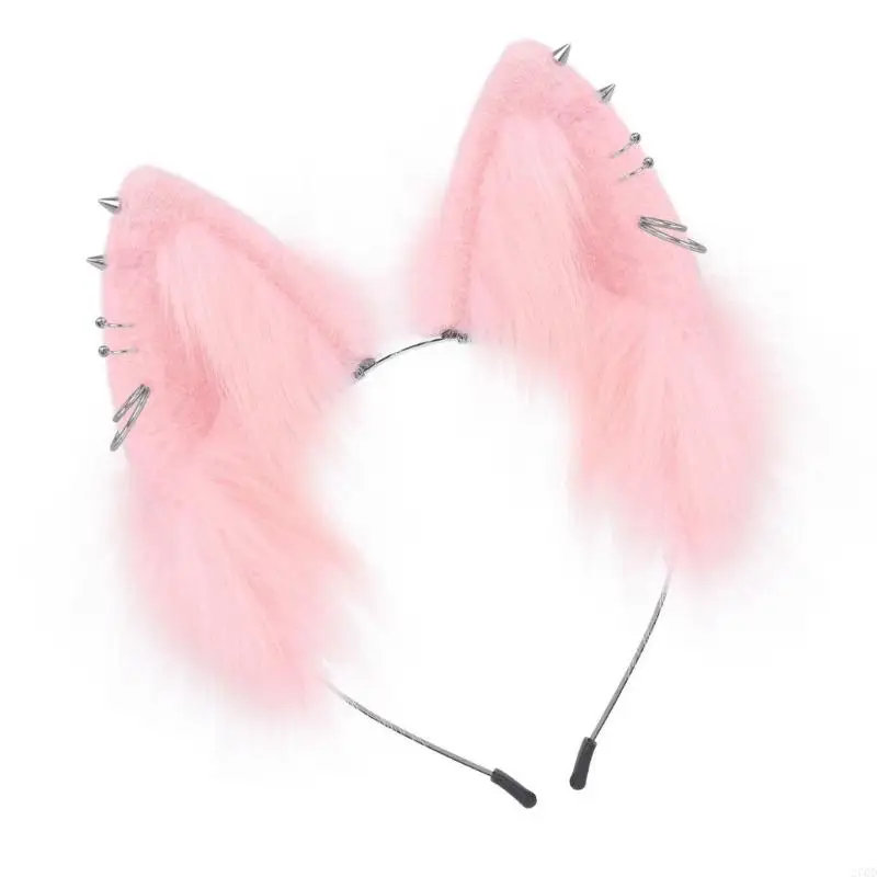 Bandeau d'oreille d'animal en peluche douce 270D, pour Halloween, Costume Cosplay, accessoires cheveux confortables