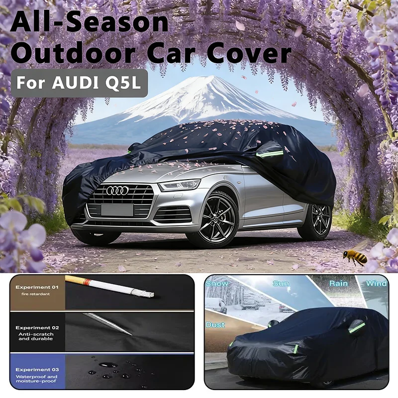 

All-Season Car Cover for AUDI Q5L- Outdoor Full Protection, Waterproof Dustproof Heat-Resistant