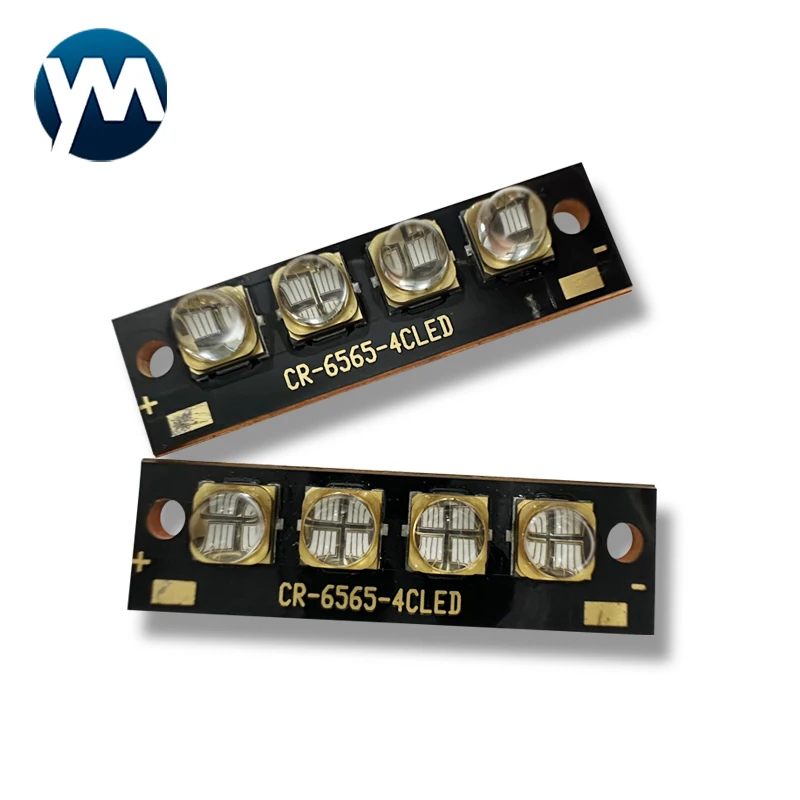 Moduł UV LED 40W 365nm 385nm 395nm 405nm suszenie atrament offsetowy drukowanie źródło światła utwardzającego ultrafioletowe 6565 10W chipy