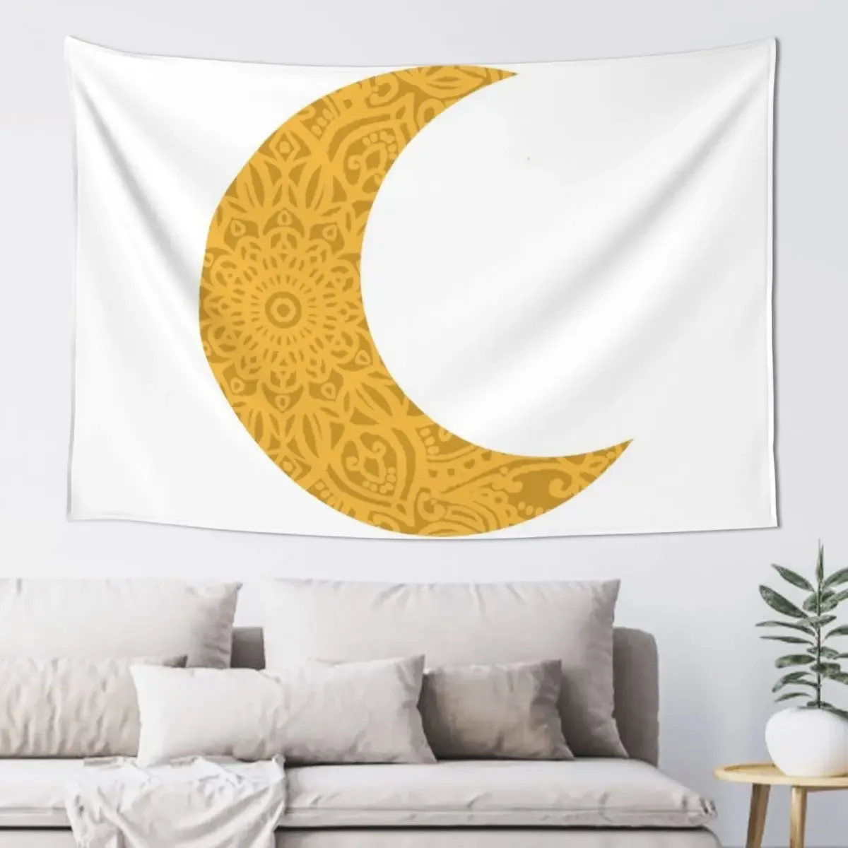 

Mandala Yellow Moon Tapestry Bedroom Organization And Decoration Living Room Decoration Decoration For Rooms Tapestry