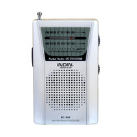 Portable AM FM Radio BC-R60 2AA Battery Operated Pocket Radio World Receiver with Speaker Earphone Portable Earphone