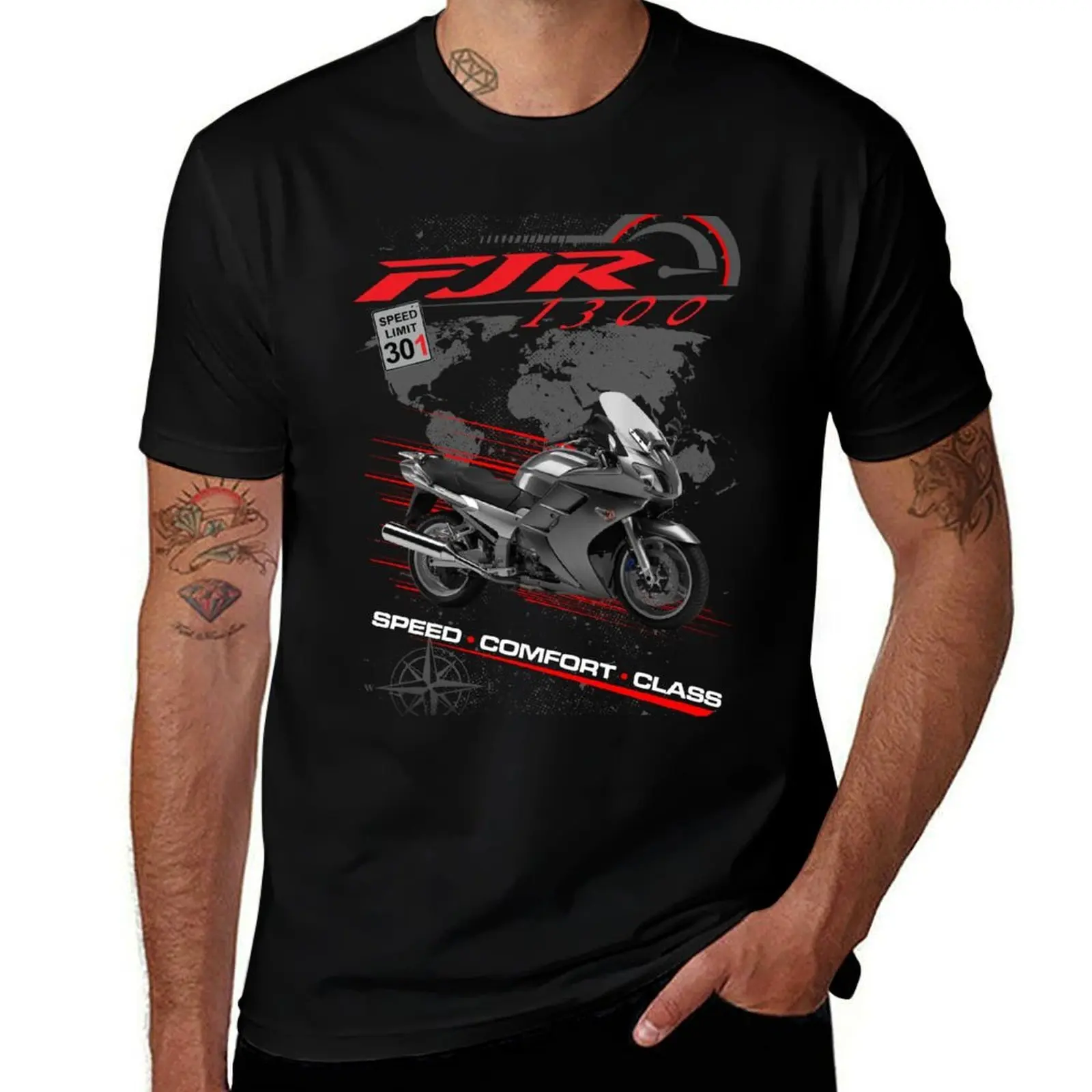 Футболка FJR 1300 Спортивная дышащая футболка с коротким рукавом