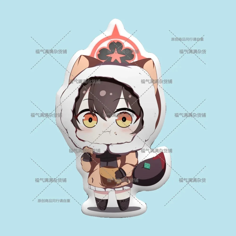 Double sided Same Picture "Blue Blue Archive Cosplay Huzaka Ruozao Doll Pillow Plush Doll Doll