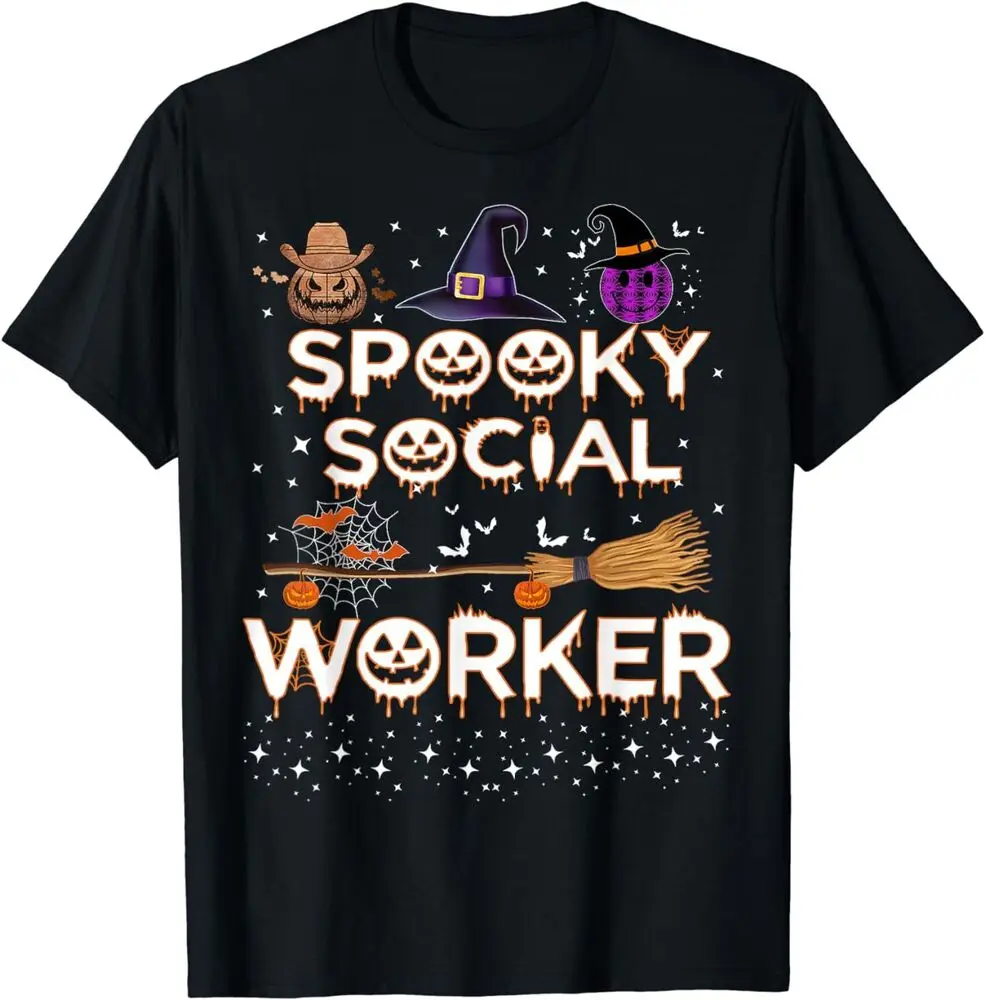 Social Worker Halloween 2023 Best Tee T-Shirt Anime Graphic T-shirts High Quality 100%Cotton Short Sleeve