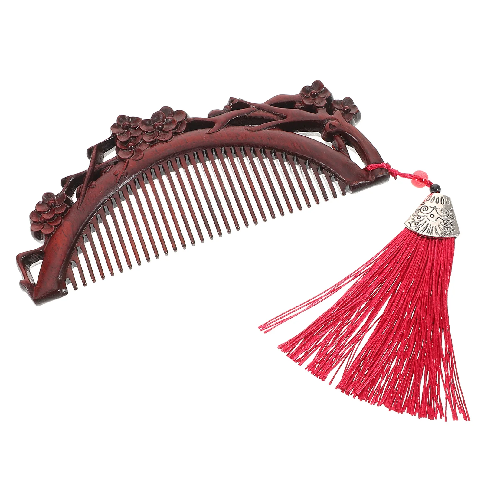 

Mini Sandalwood Comb Vintage Carved Wooden Hair Comb Anti Static Portable Pocket Travel Solid Wood Scalp Massager Chinese Style