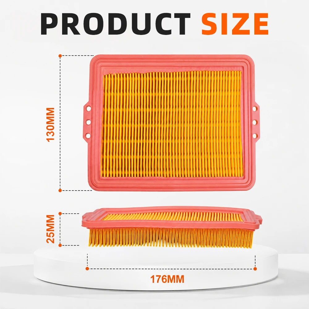 For KOVE 800X Colove 800X High Flow Air Filter Element Rally Cleaner PP Paper Replacement Durable Off-road Motorcycles Parts