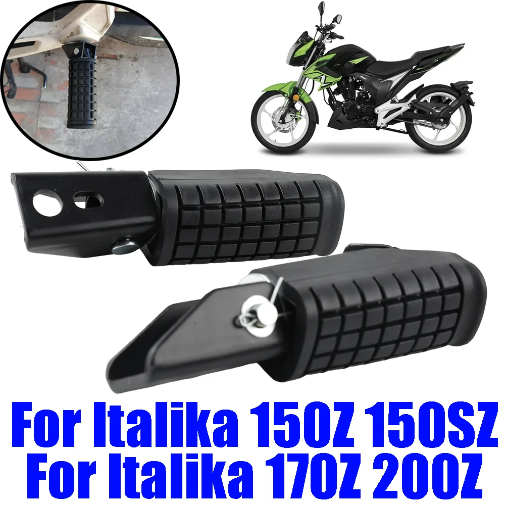 

Motorcycle Rear Footrest Foot Pegs Foot Rest Pedals Passenger Footpegs For Italika 170Z 170 Z 150Z 150 Z 150SZ 150 SZ 200Z 200 Z