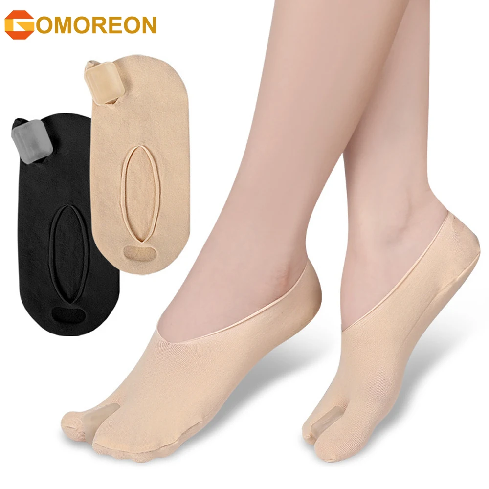 Calcetines ortopédicos de silicona para corrección de juanetes, Corrector de Hallux Valgus, separador de dedos de los pies, herramienta para el cuidado de los pies, 1 par