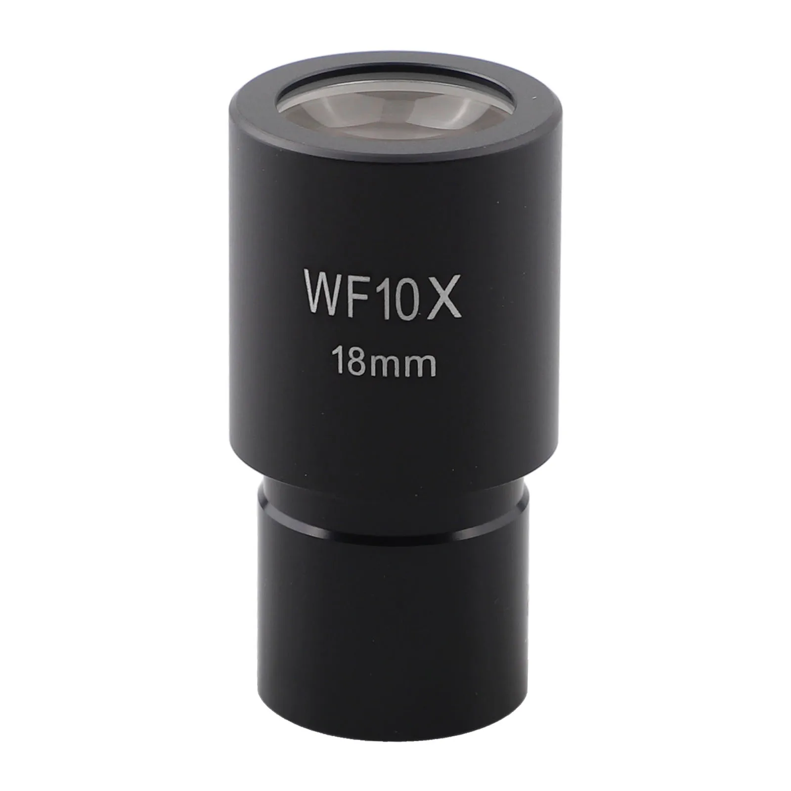 Full Metal Microscope Eyepiece 23.2mm Wide Field View Biological Use 5X-25X Magnification Compatible with Various Models
