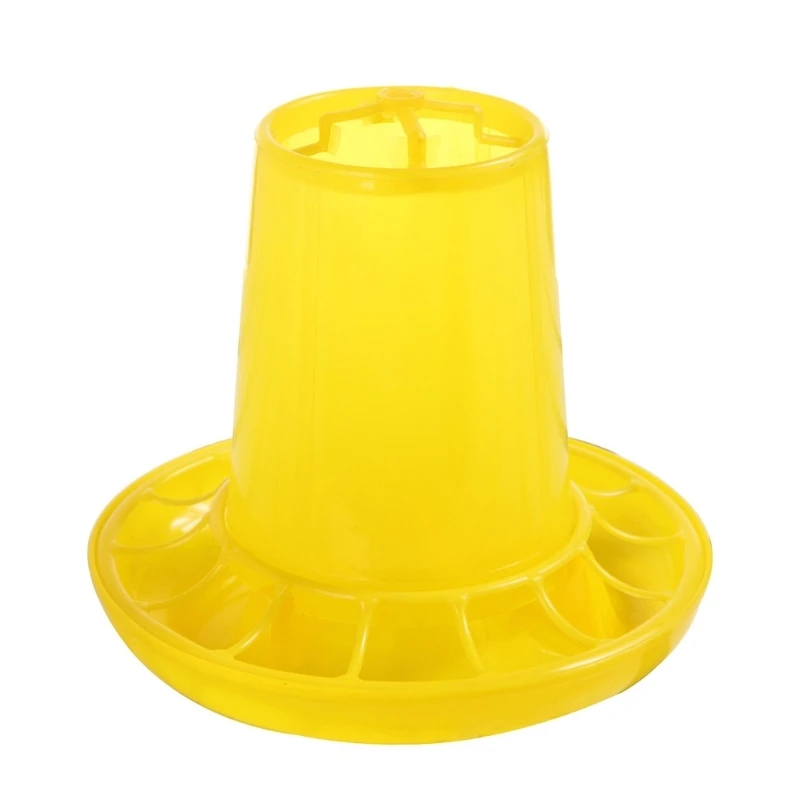 Chick Feeder Durable Plastic Poultry Feeder Fed Food Dispenser for Birds Small Poultry Easy to Disassemble Clean