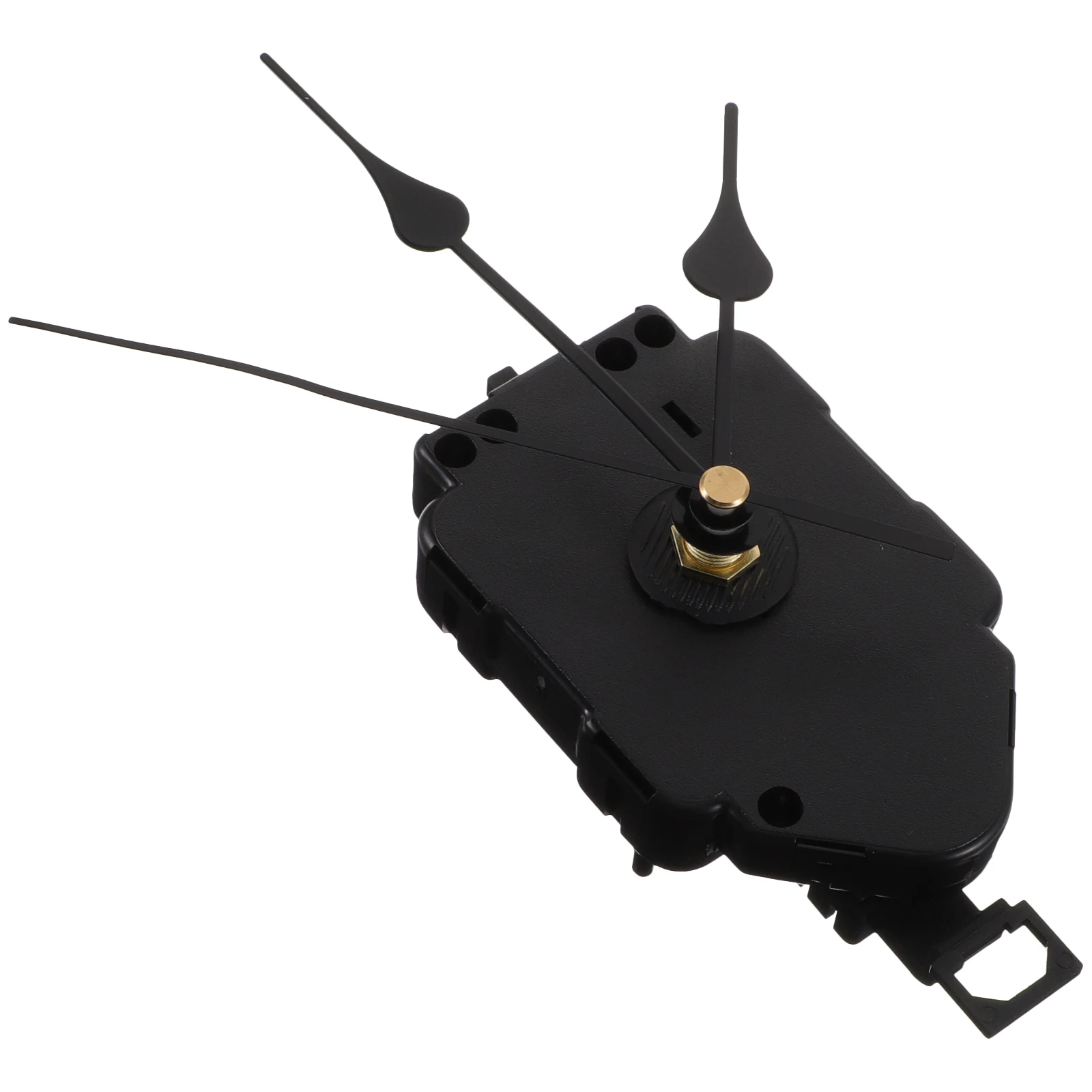 

Silent 6168 Quartz Clock Movement Replacement DIY Home Repair Mechanism Long Shaft 5mm Thread Black Operated