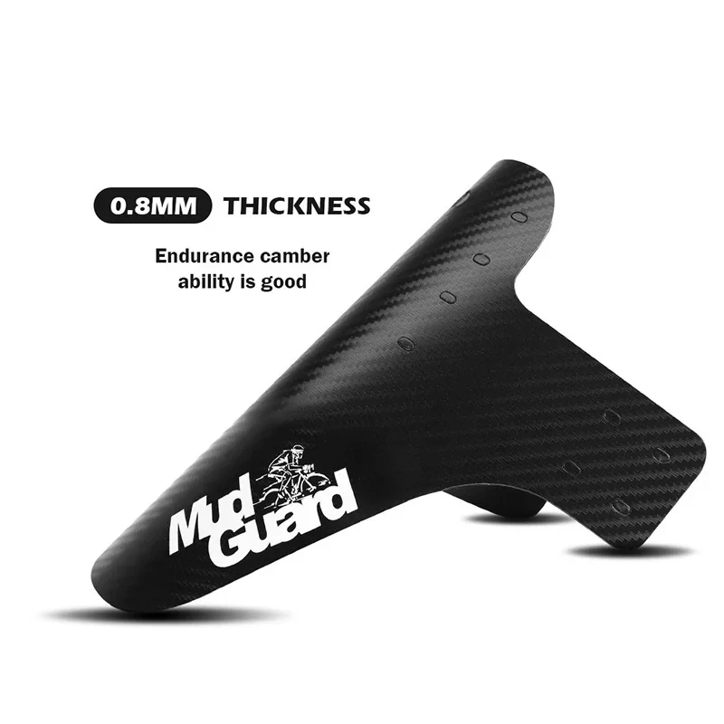 

1/2Pcs Carbon Pattern Bicycle Fender Portable Road Mountain Bike Mud Guard Bike Front Rear Wheel Mudguard Ultralight MTB Fender