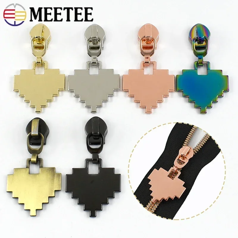 

5/10/20Pcs 5# Nylon Zipper Sliders Sewing Zippers Closure Replacement Clothes Zip Pull Head Zips Repair Kit DIY Bag Accessories