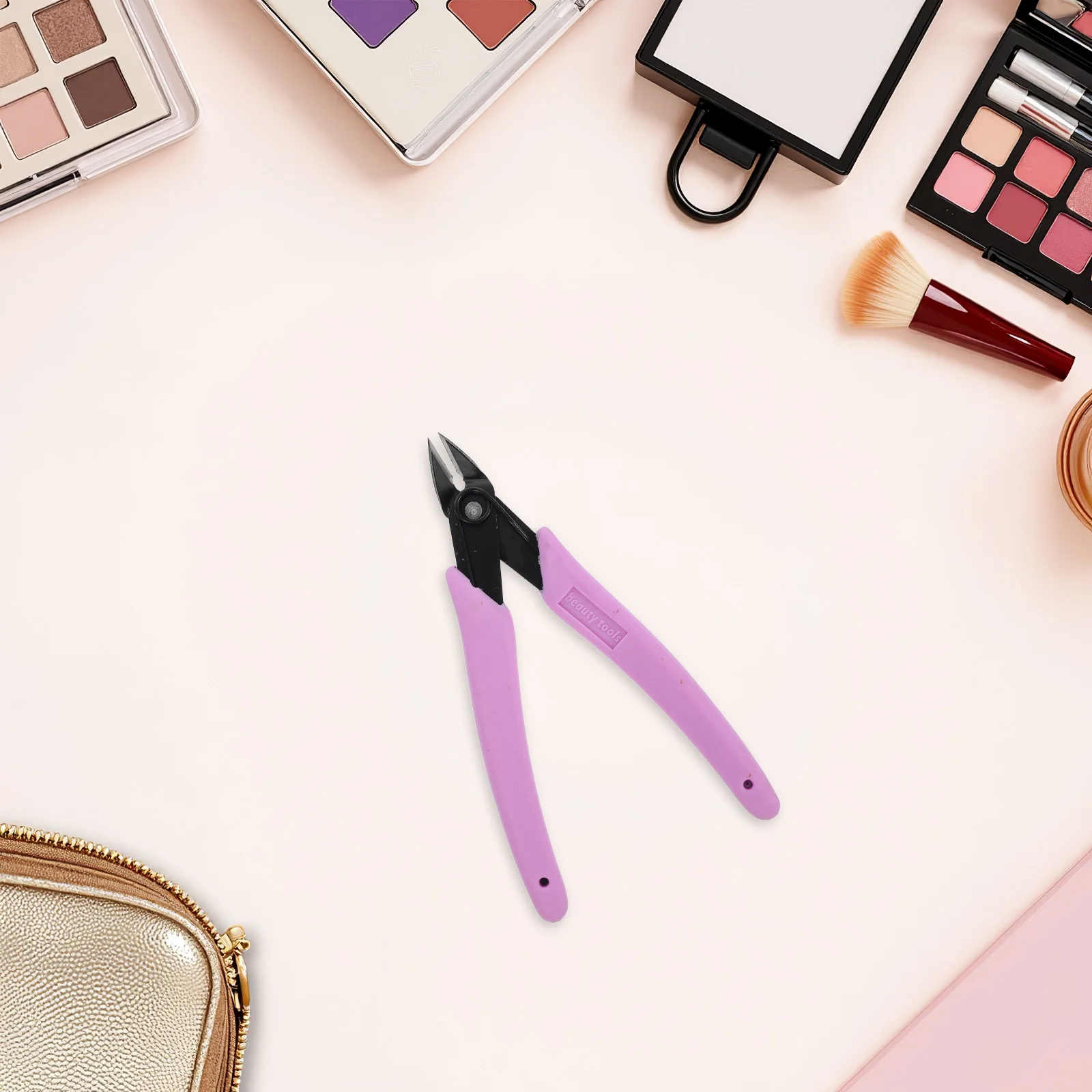 Narzędzie do usuwania ozdób na paznokcie, przenośny obcinak do cyrkonii ze stali nierdzewnej do dekoracji manicure DIY, wielofunkcyjne szczypce.