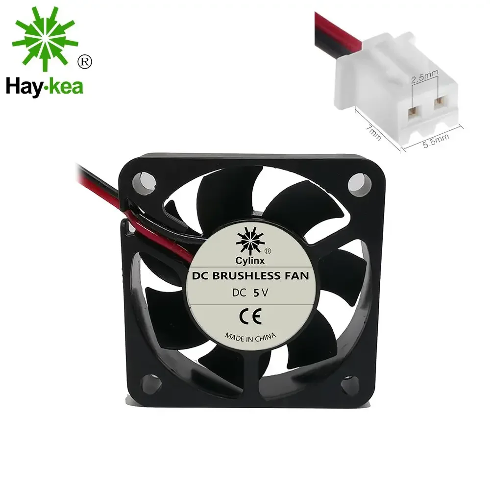 2PCS 12V Mini Cooling Computer Fan - Small 4010 40MM 40x40x10mm Multiple options DC5V 12V 24V 2 Pin  Brushless 3d printer parts