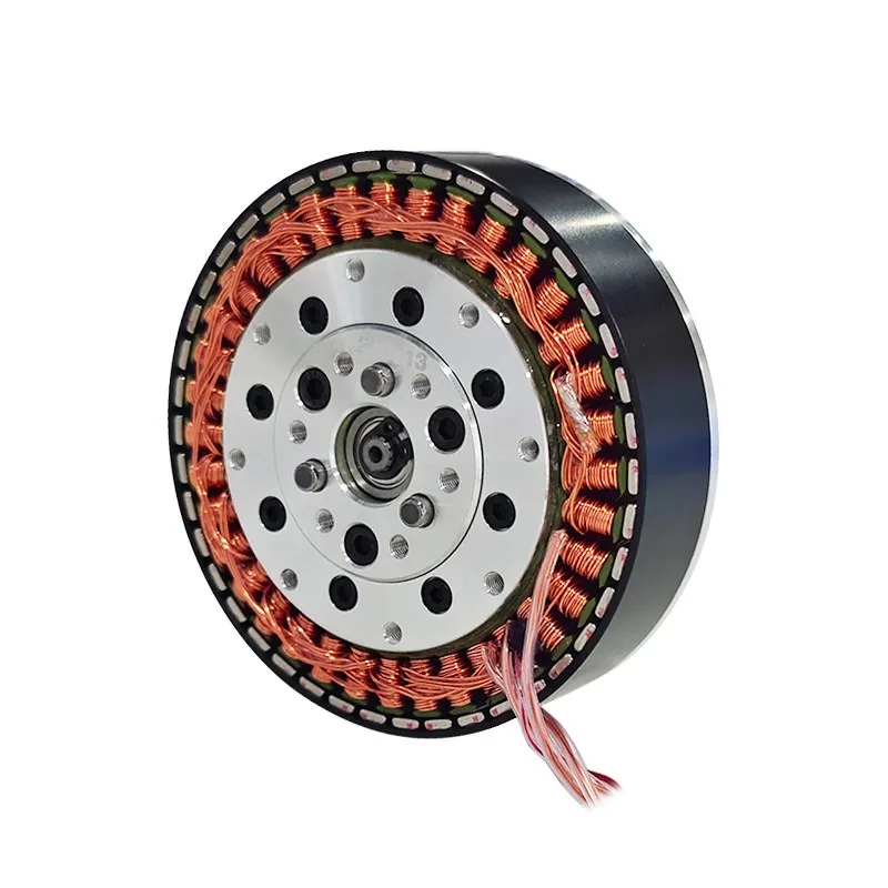 Exoskeleton motor, rehabilitation medical support motor, high-power full-groove multi-strand fine wire precision winding