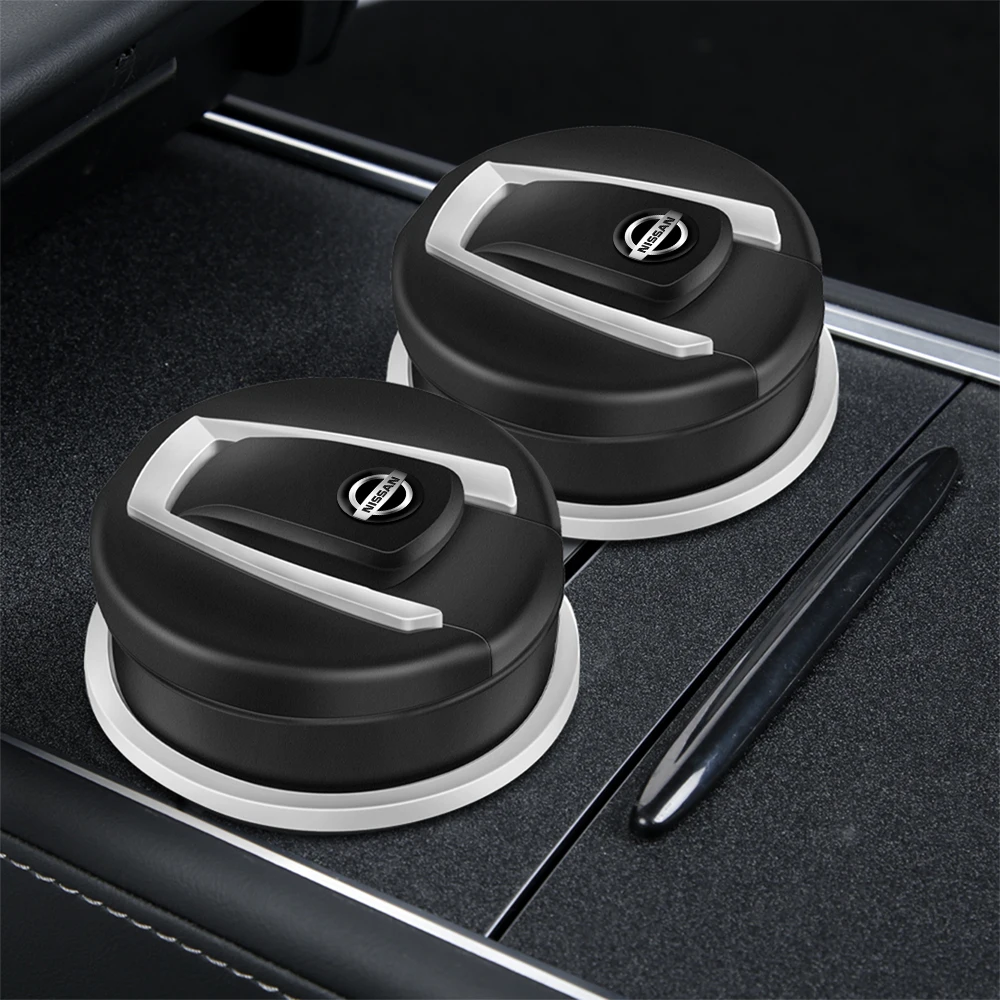 Car LED Ashtray Smokeless Auto Flame Retardant Cigarette Storage Cup For Nissan X-trail Qashqai Note Juke Sentra Patrol Navara