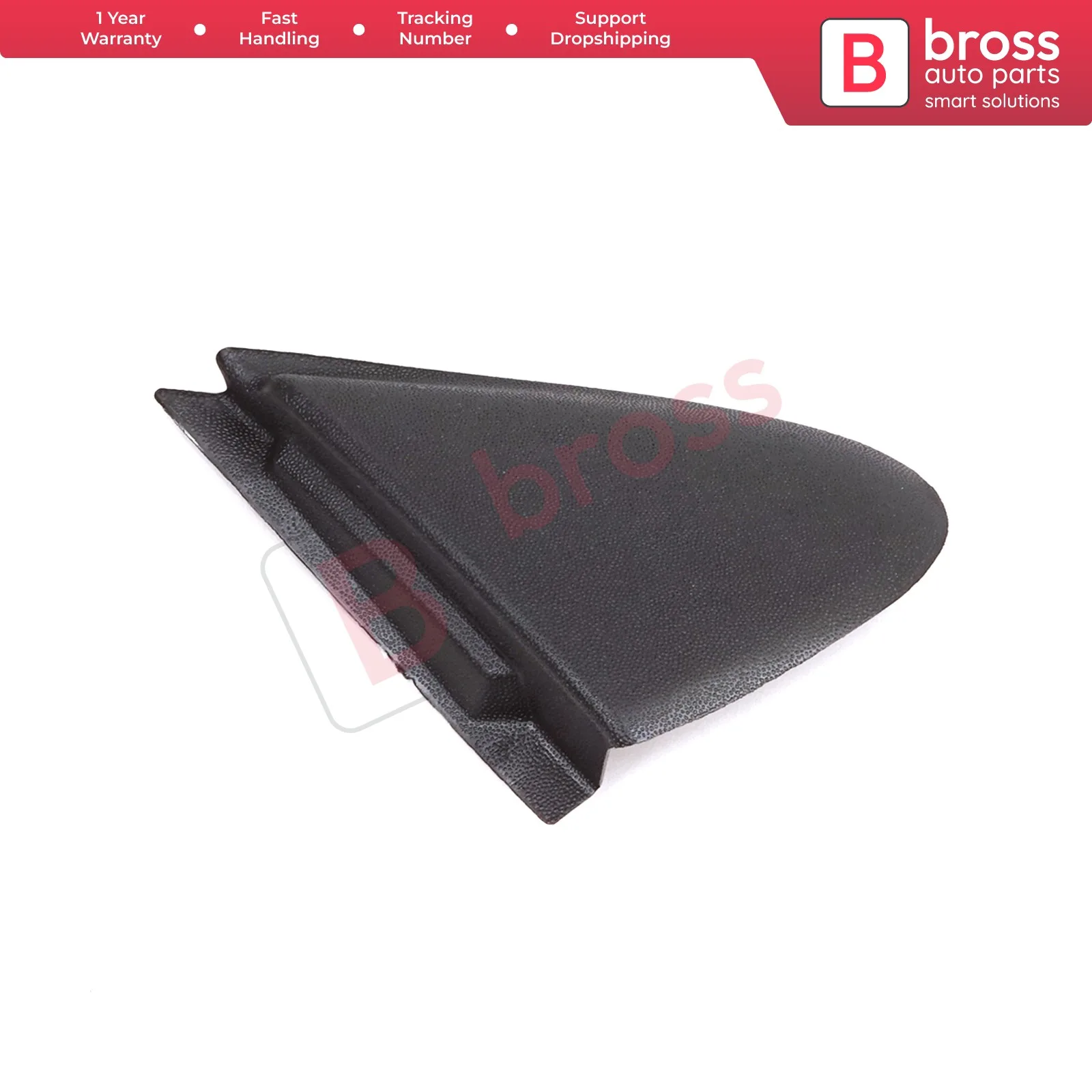 BSP1133-2 RIGHT Side Wing Exterior Mirror Triangle Fender Corner Trim Plastic Cover for Renault Megane MK3 Fluence 638740012R