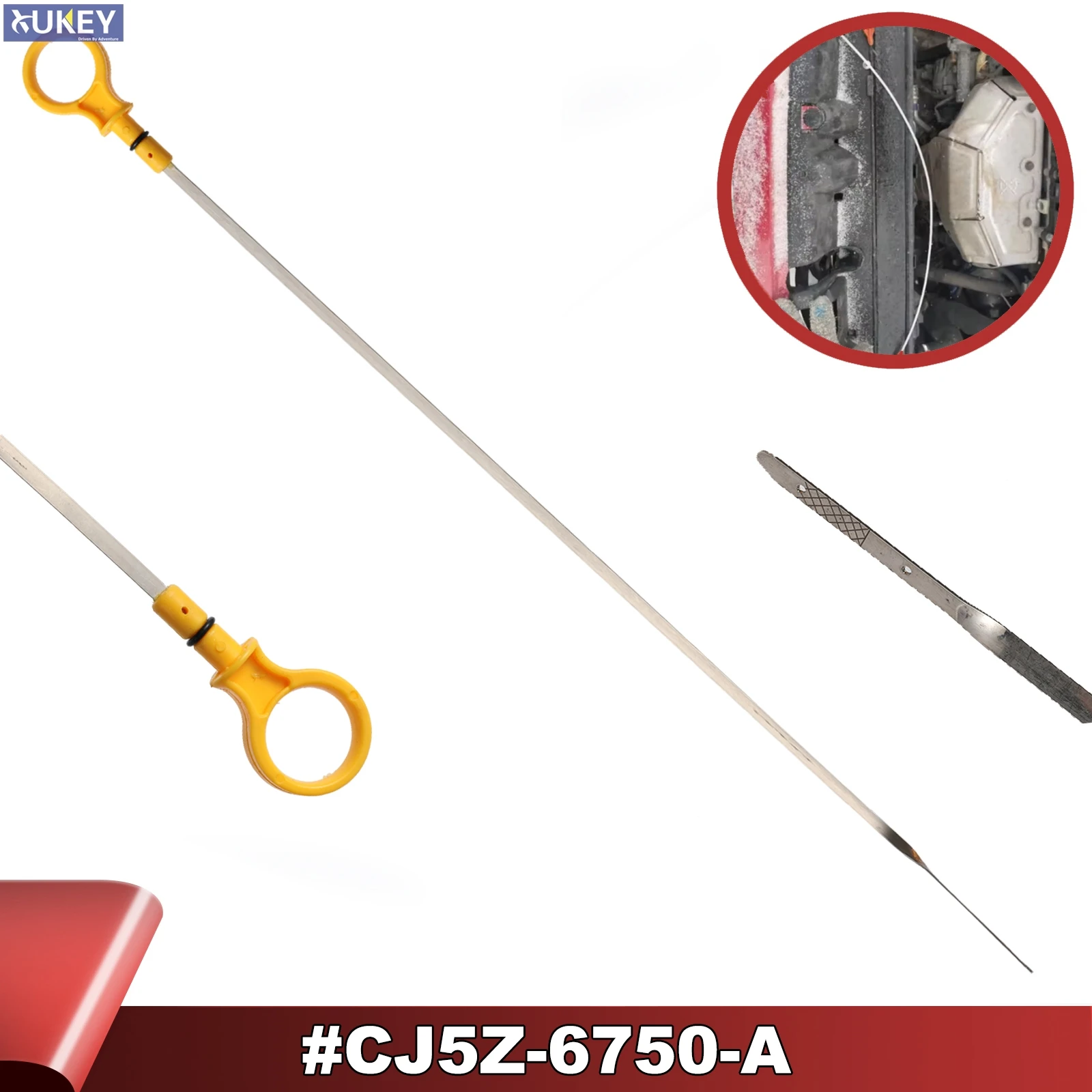 Car Engines Oil Level Dipstick For Ford Escape Explorer Fusion 2013- 2017 2018 2019 CJ5Z-6750-A For Lincoln MKC/T/X/Z 2013-2018