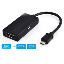 NEW High-end Micro USB 2.0 MHL To HDMI-compatible Cable HD 1080P For Android Cell Phones Connection Converter Mini Mirco USB Ada