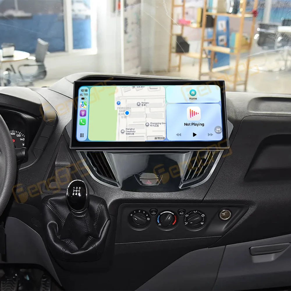 15.8 Inch Android 15 CarPlay Car Radio For Ford Tourneo Custom Transit 2016-2022 Touch Screen Multimedia Player GPS Navigation