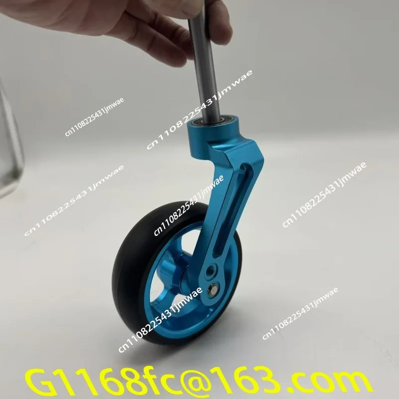 24-Inch sports wheelchair wheel set 5 shoulder front fork upgrade accessories massage aluminum wheel hub