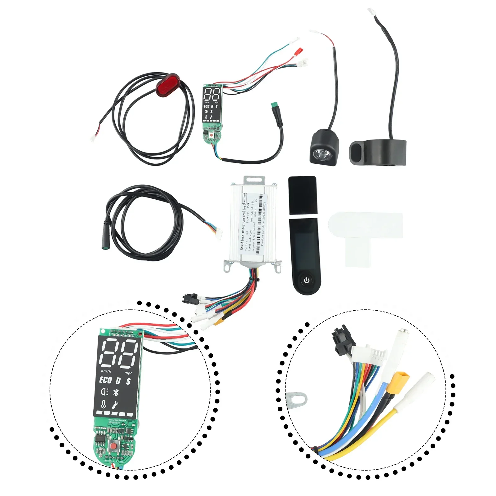 1 مجموعة 36 فولت 350 واط تحكم لوحة القيادة مسرع سكوتر استبدال دعوى ل E-سكوتر تحكم لوحة القيادة مسرع سكوتر البدلة