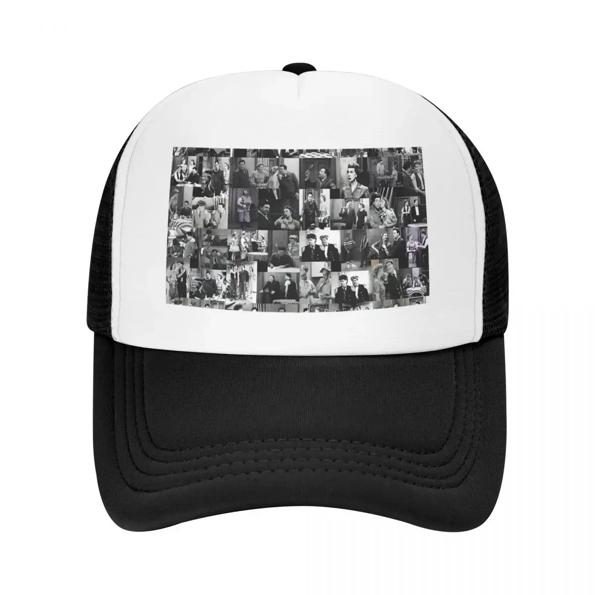 The Honeymooners - Black and White Baseball Cap Sun Cap dad hat Boy Women's