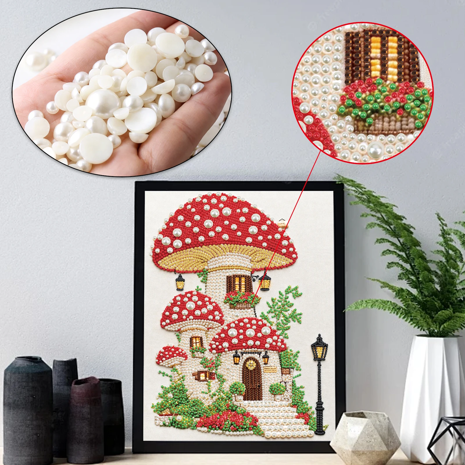 مجموعات الرسم بالألماس واللؤلؤ - مراجعة Art Craft House وسعره