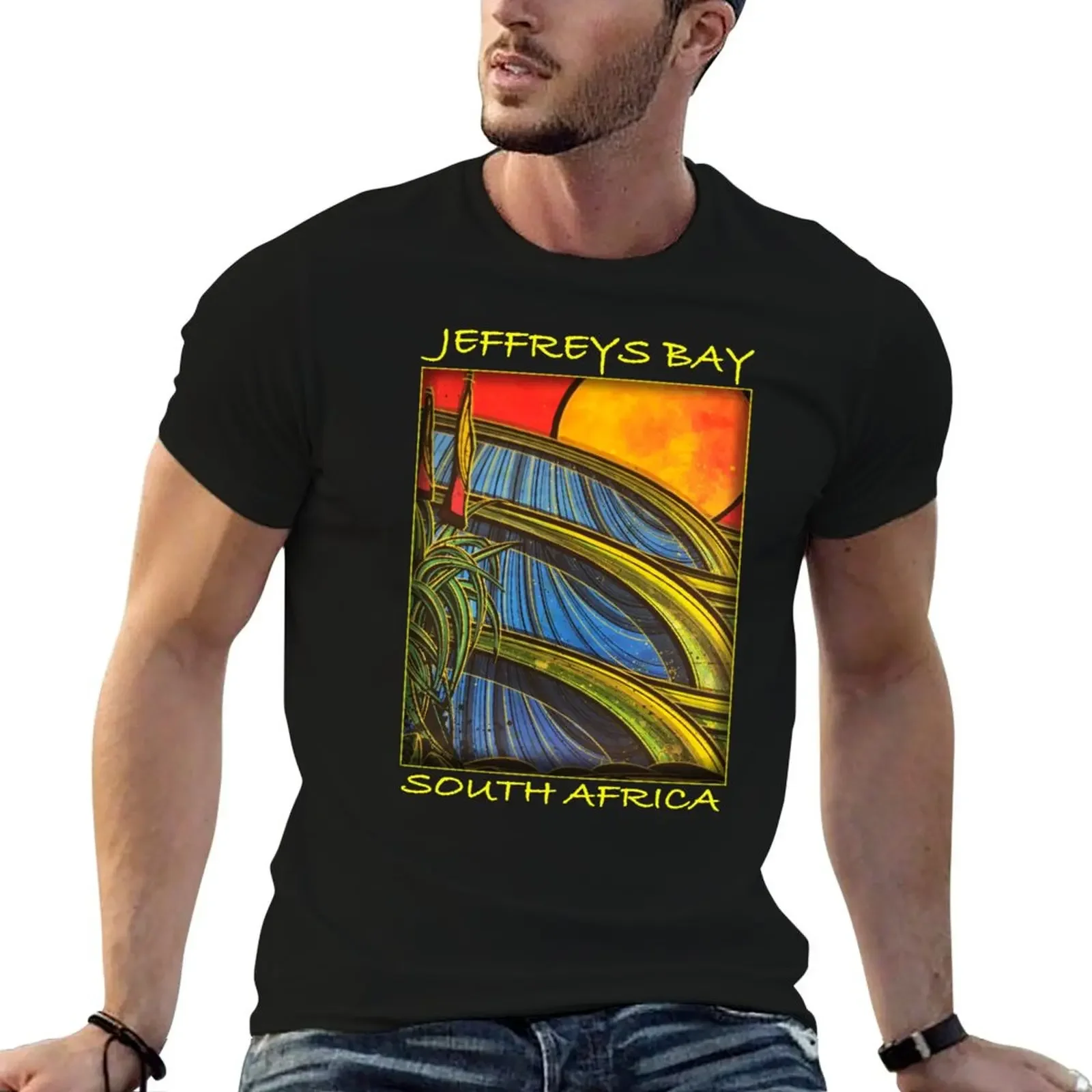 

Jeffreys Bay T-Shirt tops blanks mens t shirt