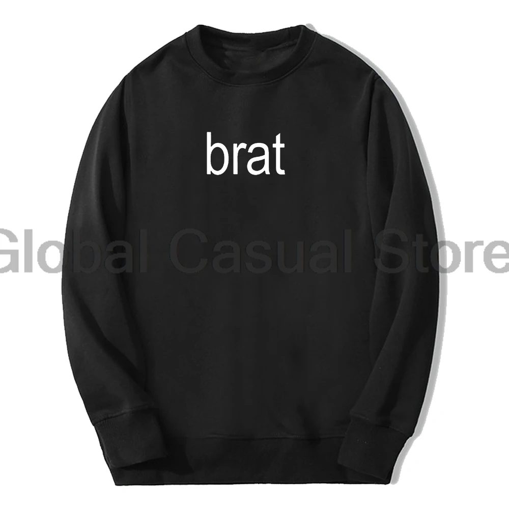 

Charli XCX Brat Merch 2024 New Album Tour Crewneck Long Sleeve Streetwear Men Women Sweatshirt Fashion Clothes