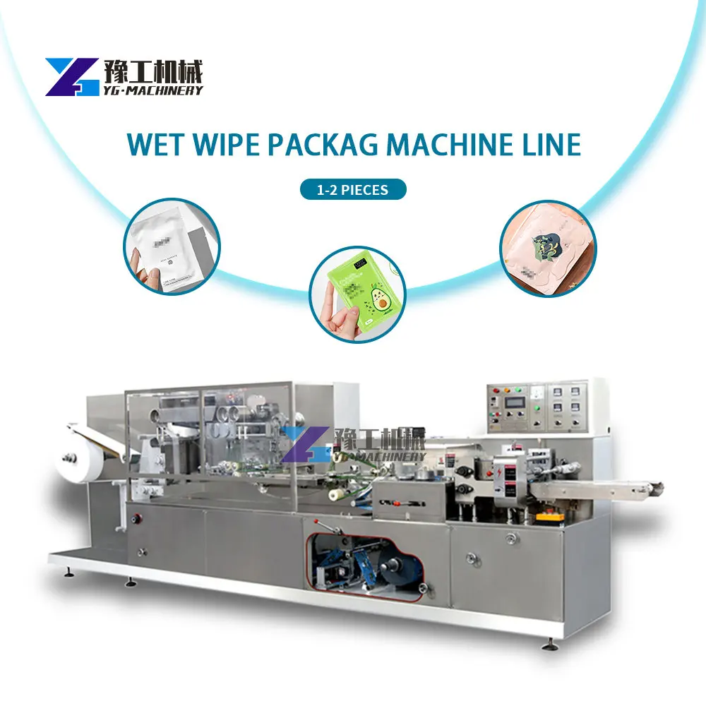 Wet Wipe Tissue Machine Wet Wipes Making Machine Price 4 Side Seal Wet Wipes Packing Machine