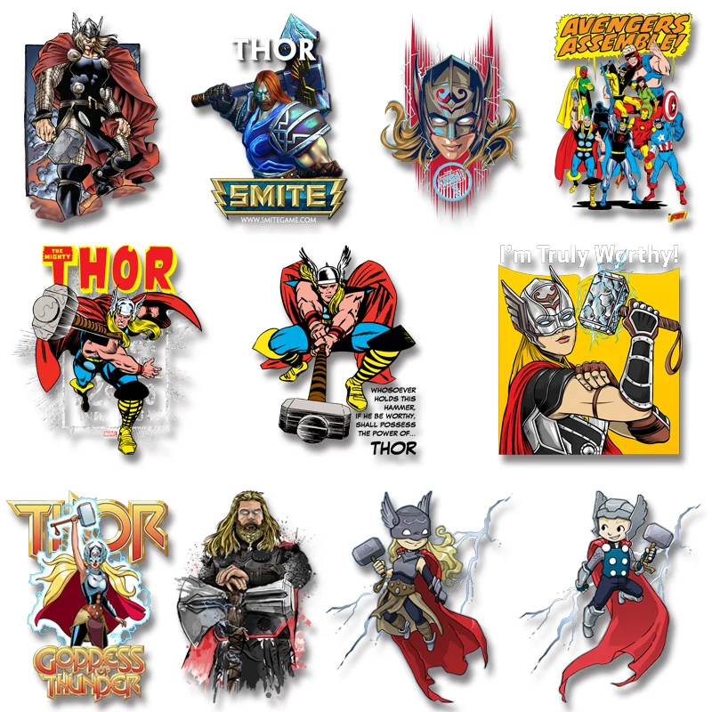 Thor Movie Jane Foster Heat transfer stickers for t shirt Iron-on Transfers Thermal transfer printing