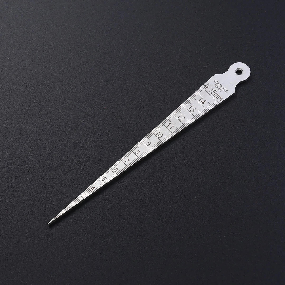 

Welding Thick Bore Measuring Tool 15mm Taper Gage Stainless Steel Pocket Gauge For Cylindrical Bores Measuring Accessories