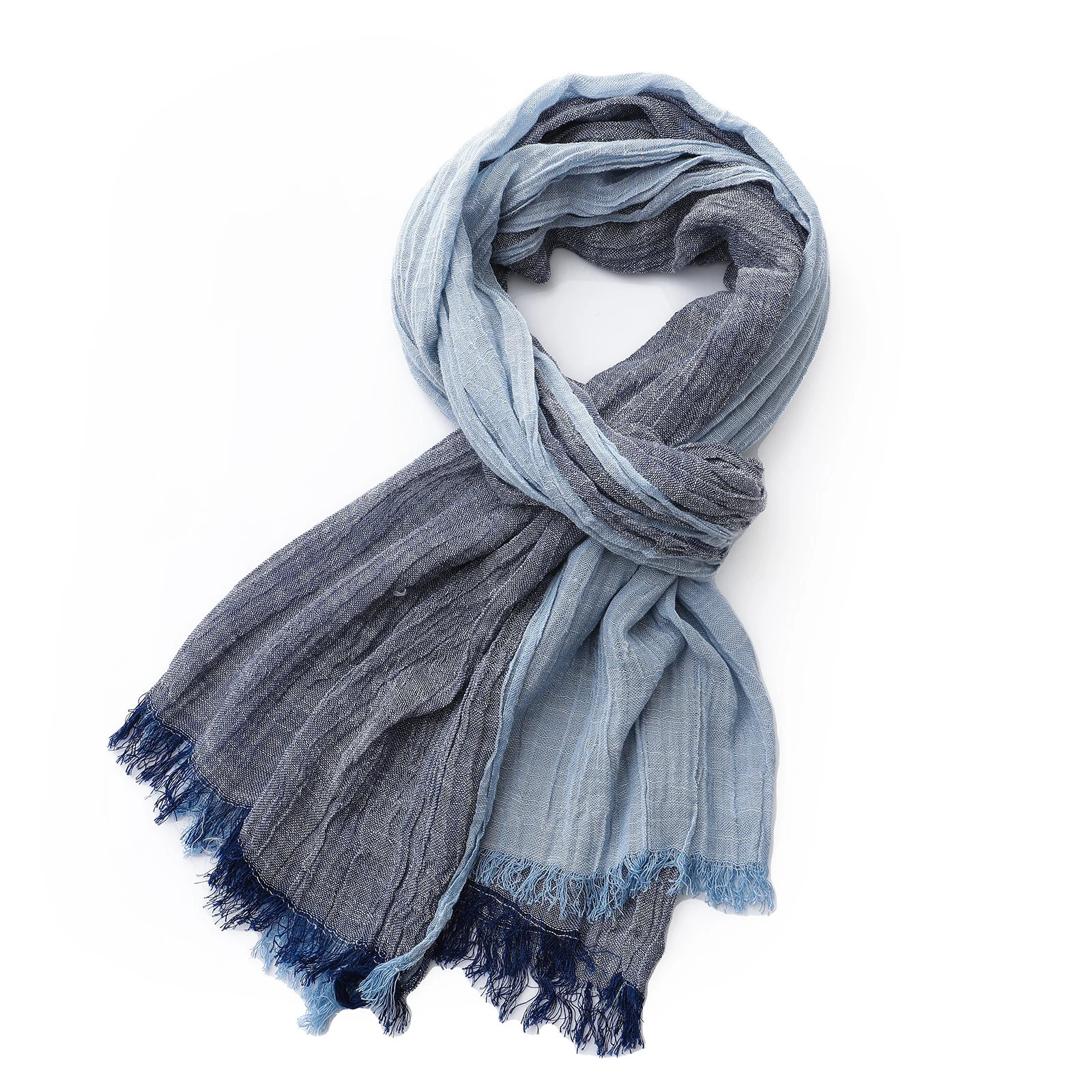 Designer Patchwork Cotton Linen Men Scarf Fashion Striped Men\'s Scarves Autumn Winter Warm Pashmina Male Brand Tassel Bufandas