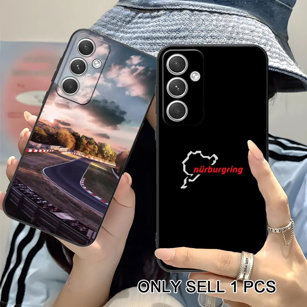 Nuerburgring Racetrack Phone Case for Samsung Galaxy S26 S25 S24 S23 S22 S21 S20 Note20 Plus FE Ultra Soft TPU Shockproof Cover