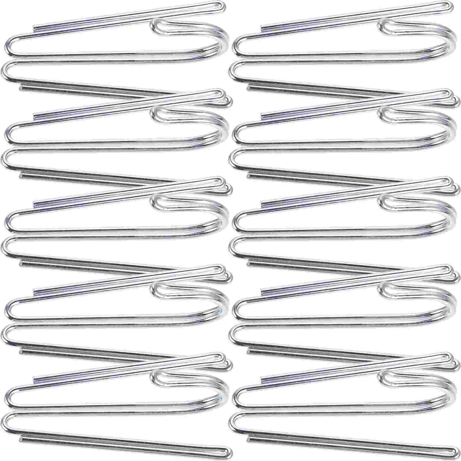 

50 Pcs Drapery Pins Curtain Hook Coat Hanger Rustic Shower Hooks Stainless Steel