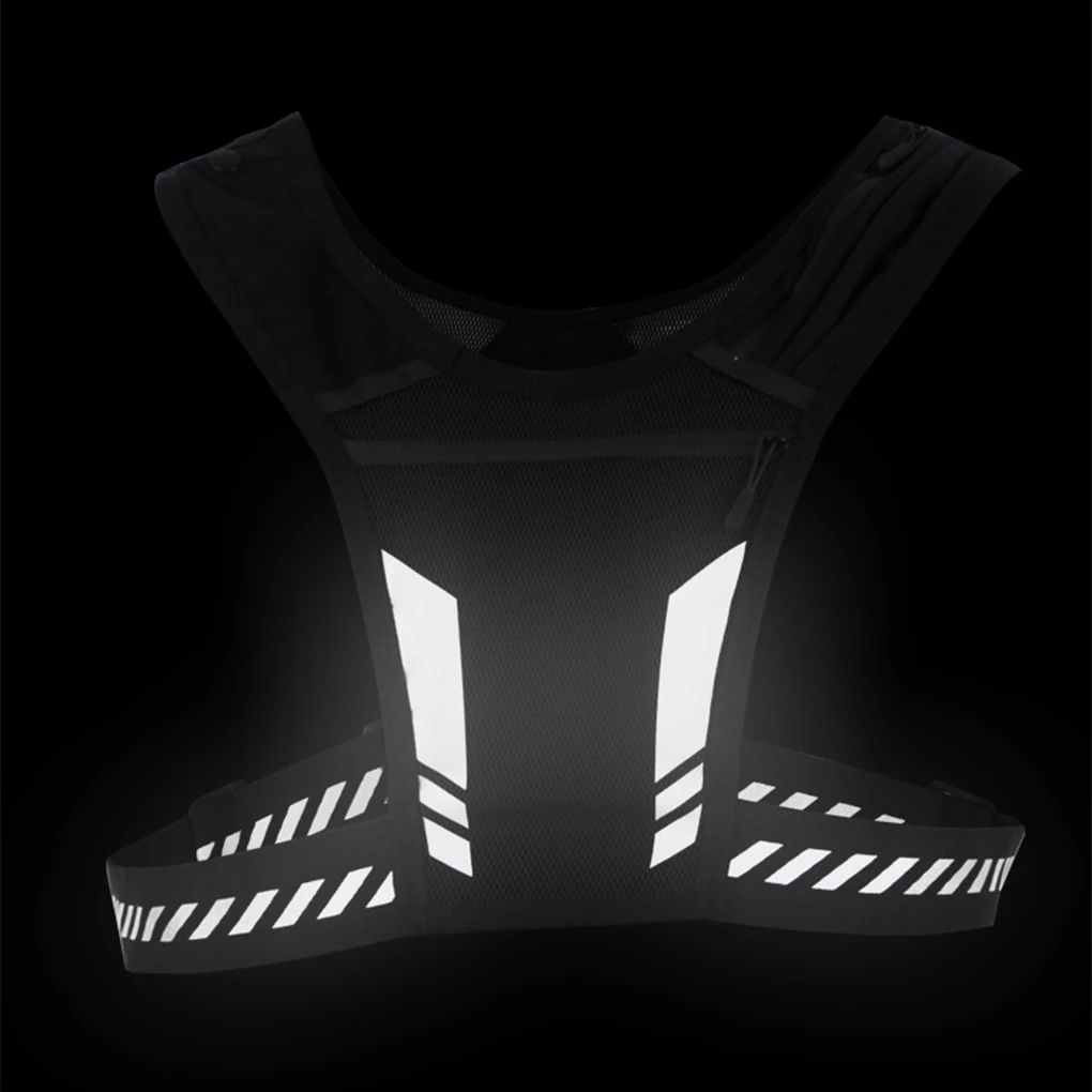 Universal Running Backpack Lightweight Reflective Sport Running Vest Mobile Phone Cards Bag For Jogging Fitness Male Female Vest