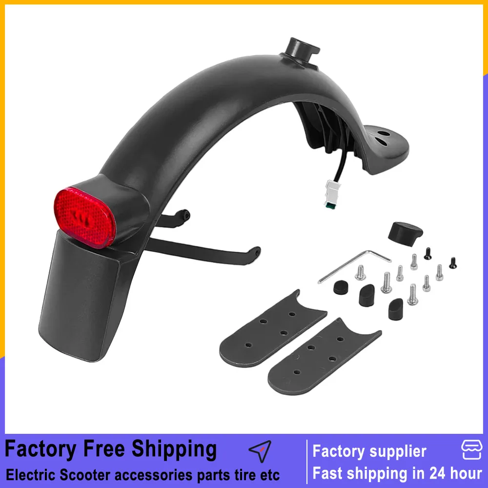 

Задний брызговик для электросамоката с тормозным фонарем и заглушкой для Xiaomi M365 Pro 2 1S Mi3, запчасти для самокатов