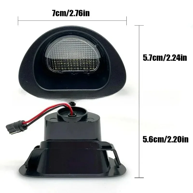 

For 2x Canbus LED Licence Number Plate Light for ANGRONG 2005-2014 107 C1 Uiz