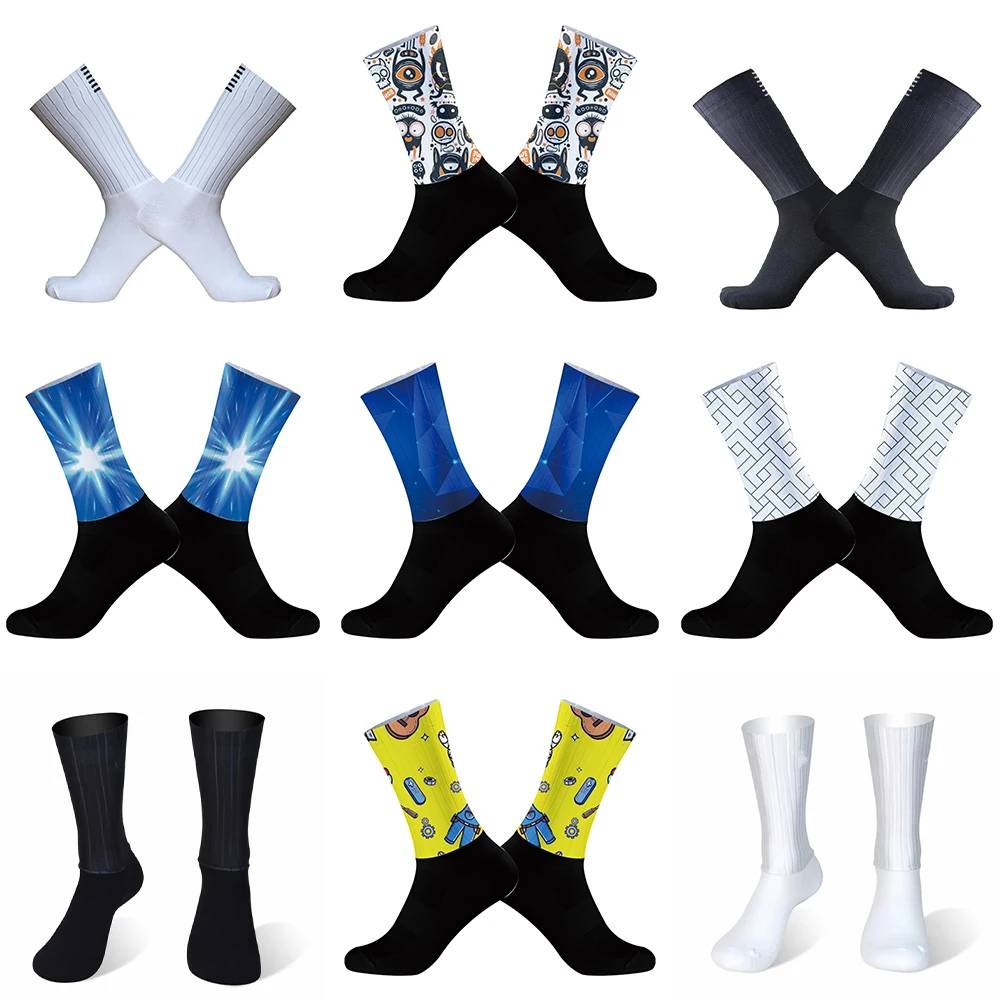 

2024 New Biking Sock Cycling Socks Sports Sweat Absorbent Breathable Soccer Compression Socks Football ﻿