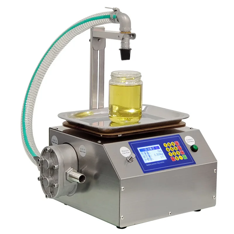 

Automatic viscous liquid autumn pear paste tahini syrup glue honey filling machine