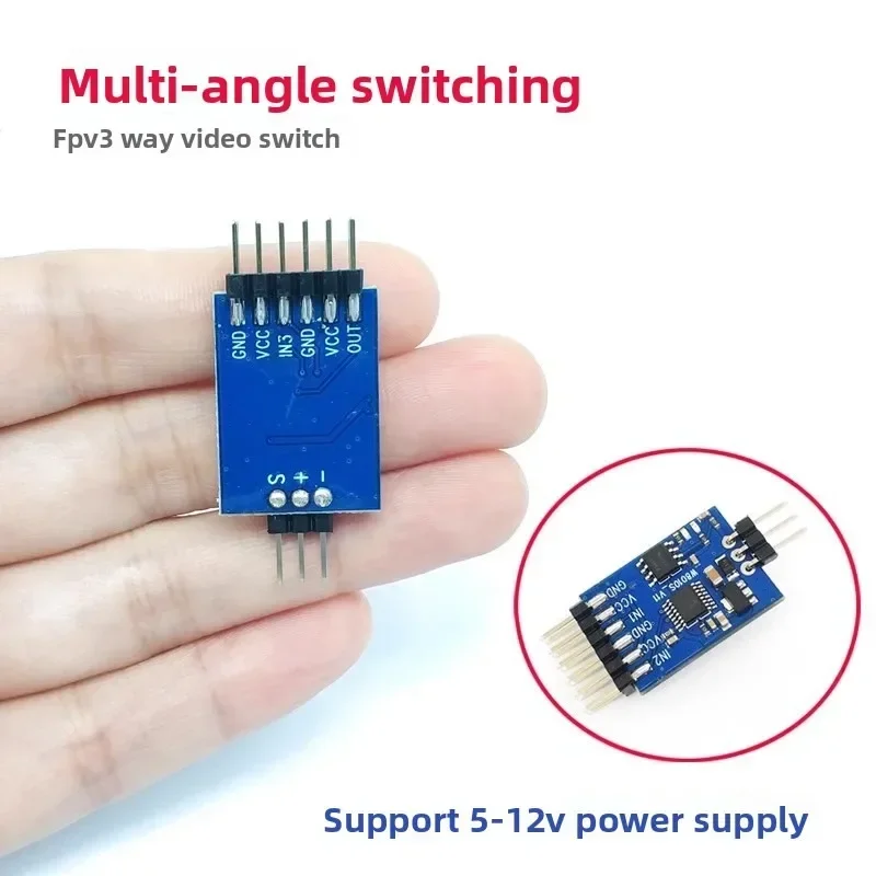 FPV Traverse Camera Two Way Three Way Video Switcher Electronic Switch Remote Control Switching Video Module