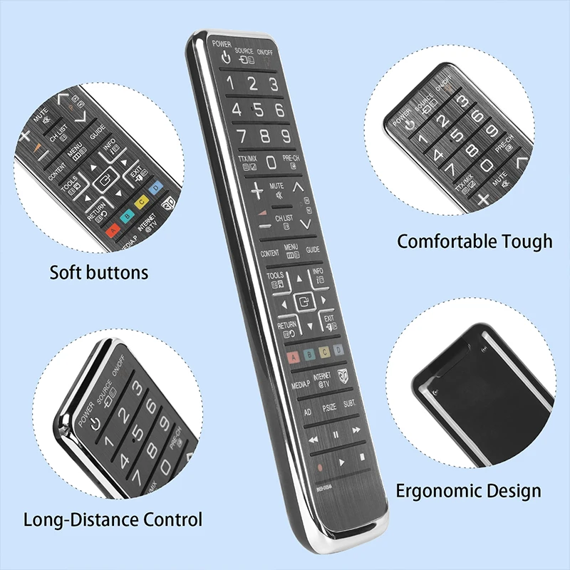 BN59-01054A Remote Control For Samsung TV UE40C7000 UE40C7700 UE46C7700 UE55C7000 UE55C7700 PS50C6970 PS50C7000 PS50C7700