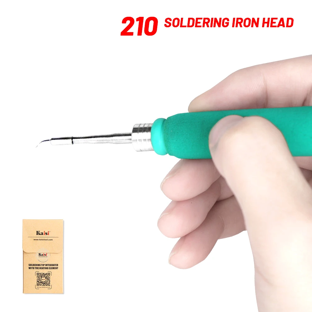 Kaisi 210 Soldering Iron Tips Lead Free Heating Core Compatible Sugon Aifen I2C Soldering Station