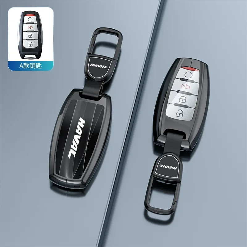 

For Haval M6 H2 H5 H8 F7 H9 Zinc Alloy Car Remote Key Case Cover Shell Keychain Accessories